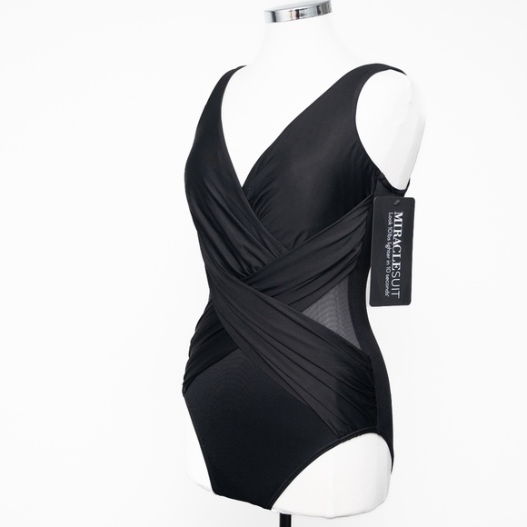 MiracleSuit. Illusionists Crossover One Piece Swimsuit - Picture 7 of 12